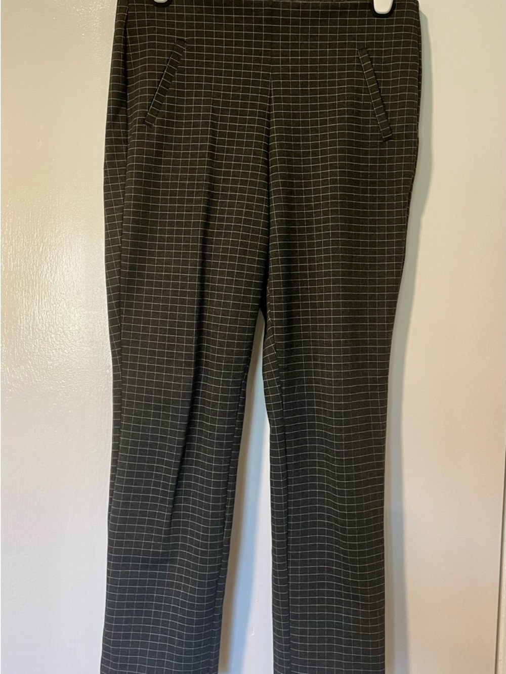 Chico's grey check Cropped Ankle Pants
